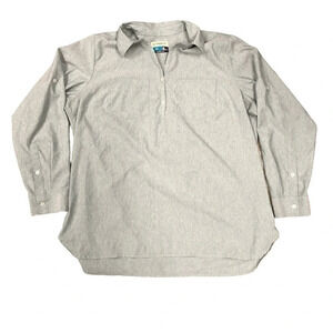 Magellan Fish Gear‎ Long Sleeve Classic Fit Pullover Shirt Womens 2X Gray
